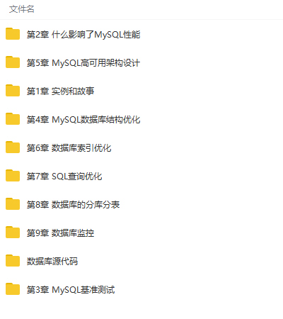 MySQL性能管理及架构设计教学完整视频教程