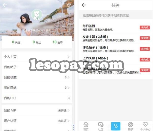 20230918 76 HYBBS论坛社区ND Mobile手机模板带插件免授权 带支付插件